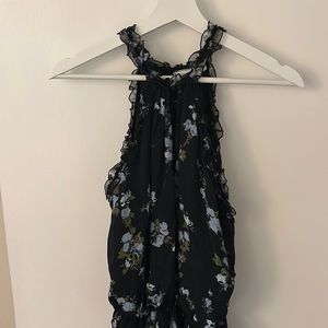 Flow flower dress very delicate